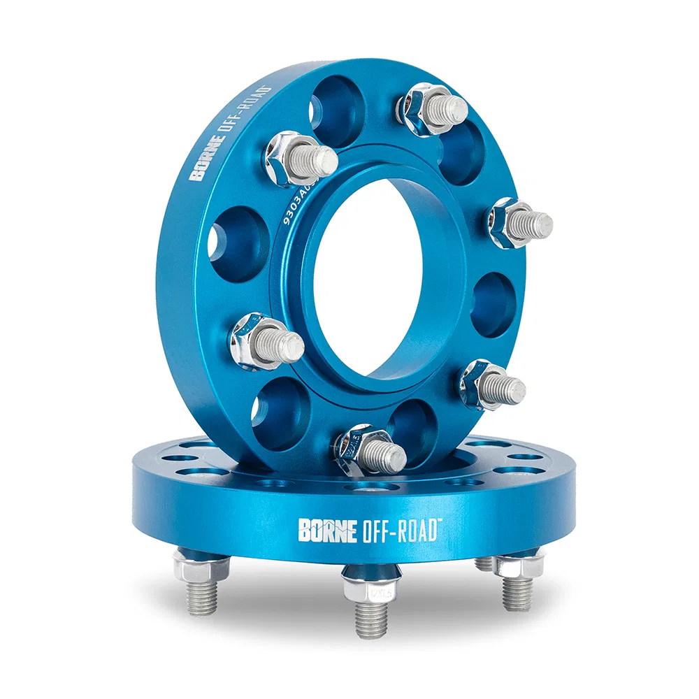 BNWS-005-250BL – MISHIMOTO Wheel Spacer, 8 x 170 Millimeter Bolt Pattern 25 Millimeter/ 1 Inch Thickness Wheel Stud M...